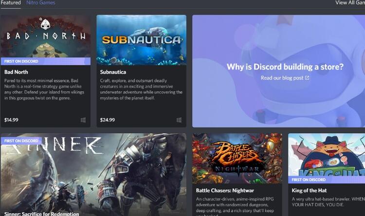 Discord 平台展示